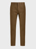 Men's Khaki Slim Fit Solid Chino