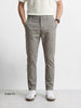 Men's Grey Slim Fit Solid Casual Chinos