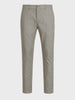 Men's Grey Slim Fit Solid Casual Chinos