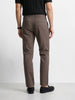 Men's Grey Slim Fit Solid Chino