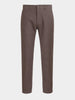 Men's Grey Slim Fit Solid Chino