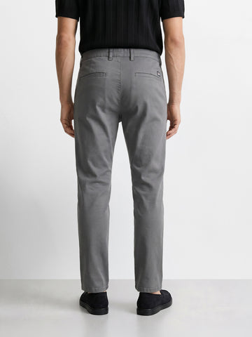 Men's Grey Slim Fit Chino