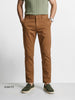 Men's Tan Slim Fit Casual Chinos