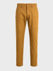 Men's Khaki Slim Fit Solid Chino