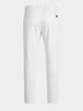 Men's White Slim Fit Solid Chino