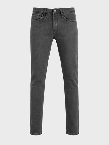 Men's Green Slim Fit Solid Casual Jeans