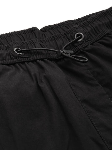 Men's Black Relaxed Fit Cargos