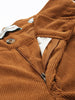 Men's Tan Regular Fit Textured Casual Trouser