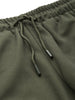 Men's Olive Relaxed Fit Textured Cargo Joggers