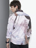 Men's Multicolor Slim Fit Printed Party Wear Shirt
