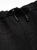 Men's Black Regular Fit Solid Stretchable Denim Joggers