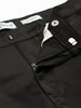 Men's Black Regular Fit Casual Trousers