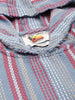 Men's Blue Relaxed Fit Striped Bohemian Shirt