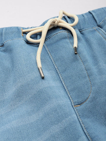 Men's Blue Regular Fit Utility Jeans