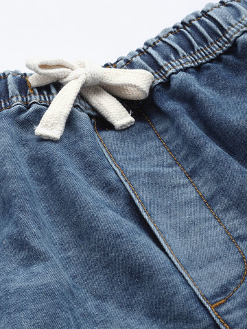 Men's Blue Regular Fit Utility Jeans