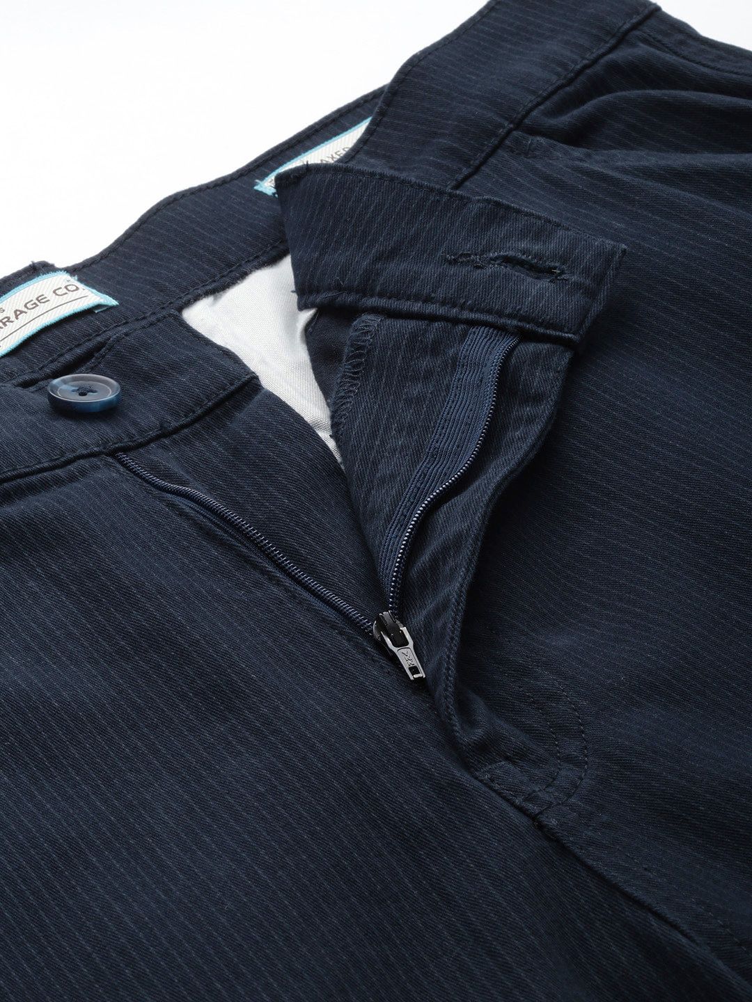 Men's Navy Relaxed Fit Utility Cargo