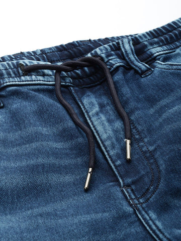 Men's Blue Regular Fit Casual Jeans