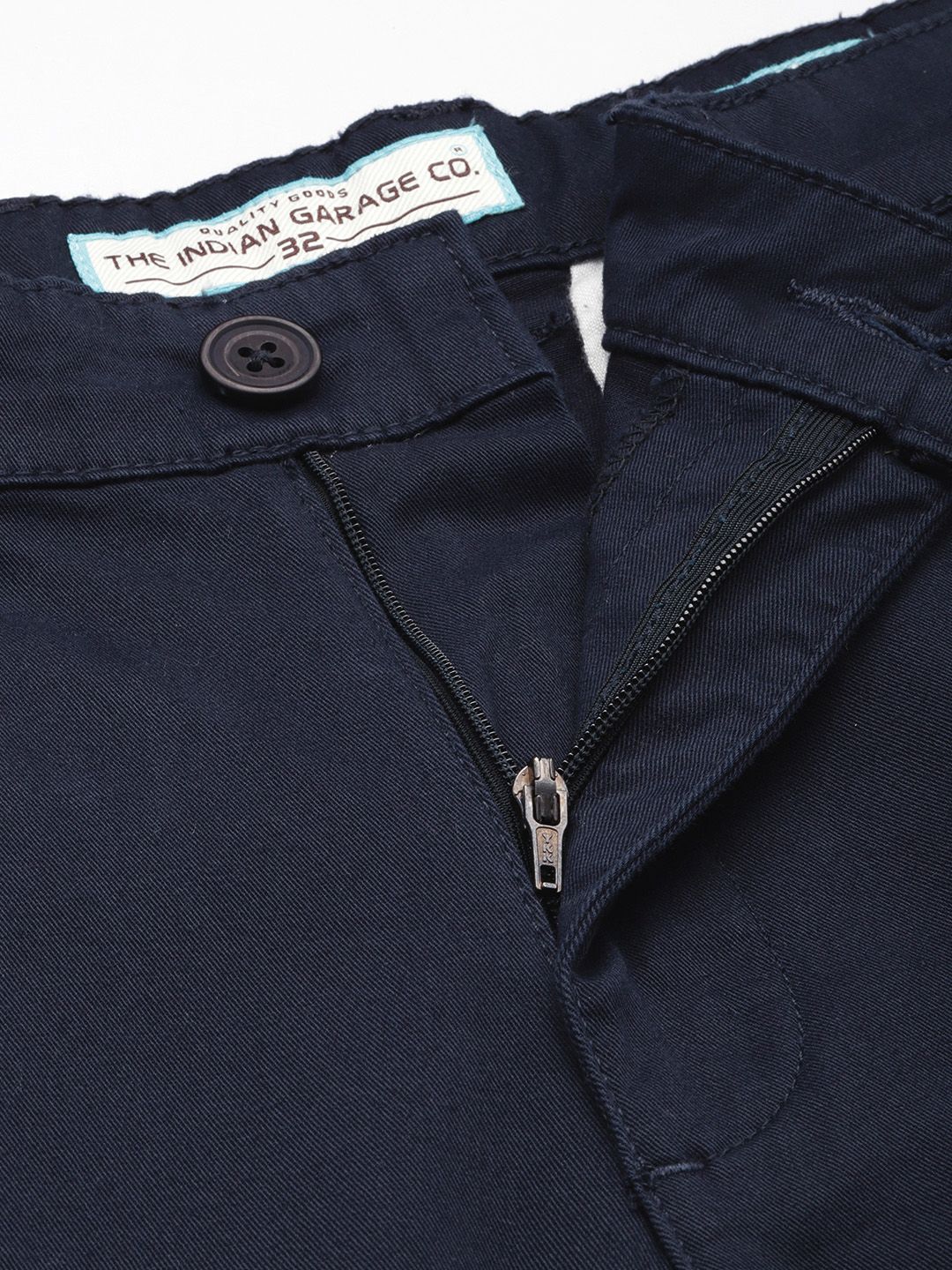 Men's Navy Regular Fit Casual Shorts