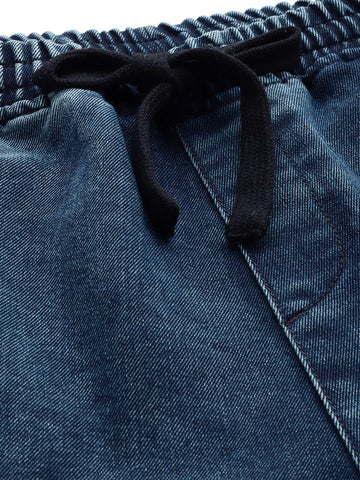 Men's Blue Loose Fit Street Jeans