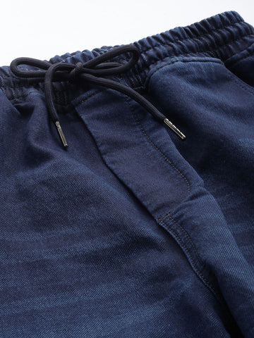 Men's Blue Regular Fit Utility Jeans