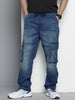 Men's Blue Regular Fit Utility Jeans