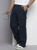 Men's Navy Relaxed Fit Utility Cargo
