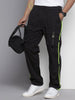 Men's Black Relaxed Fit Solid Utility Cargo Jogger
