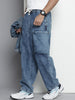 Men's Blue Regular Fit Utility Jeans