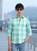 Men's Green Slim Fit Casual Shirt