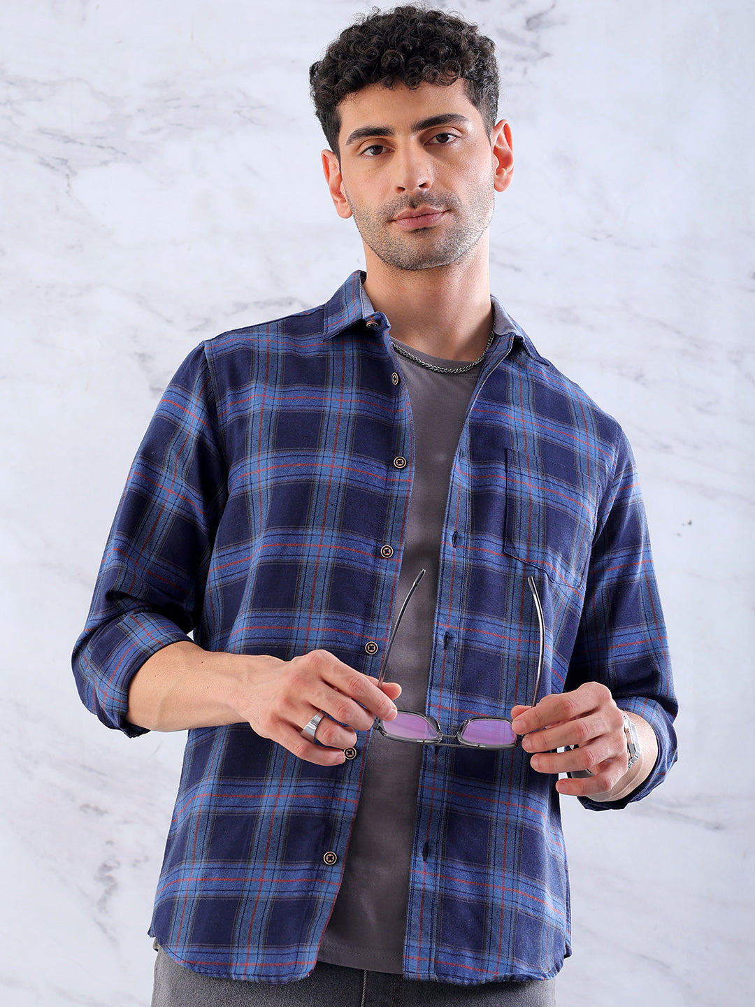 Men's Checked Shirt