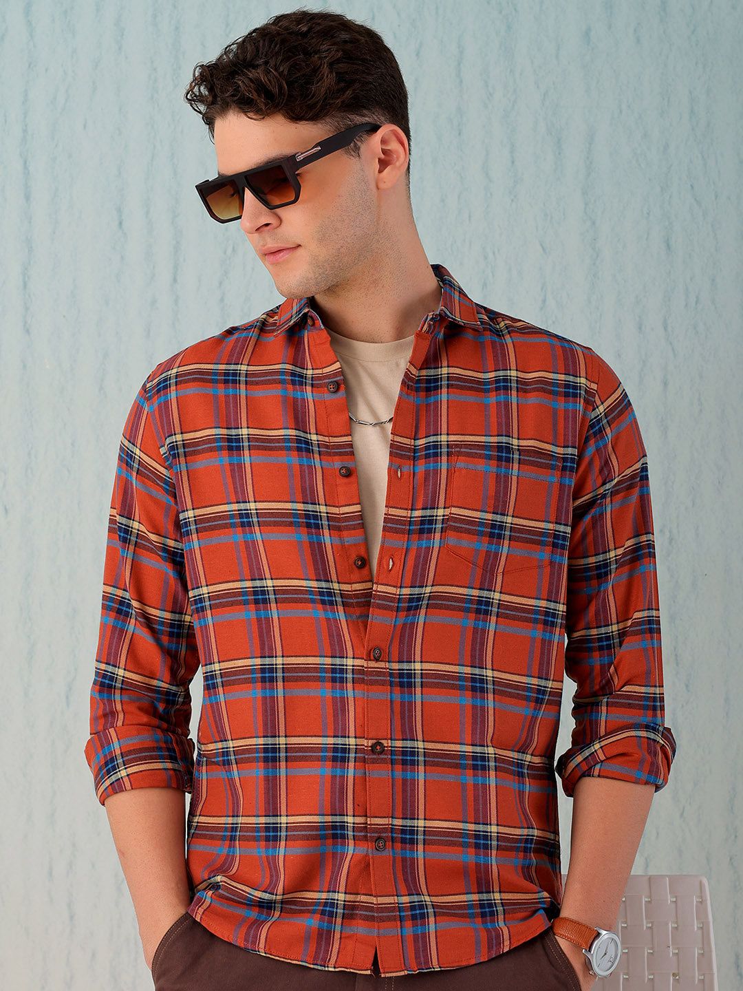 Men's Checked Shirt