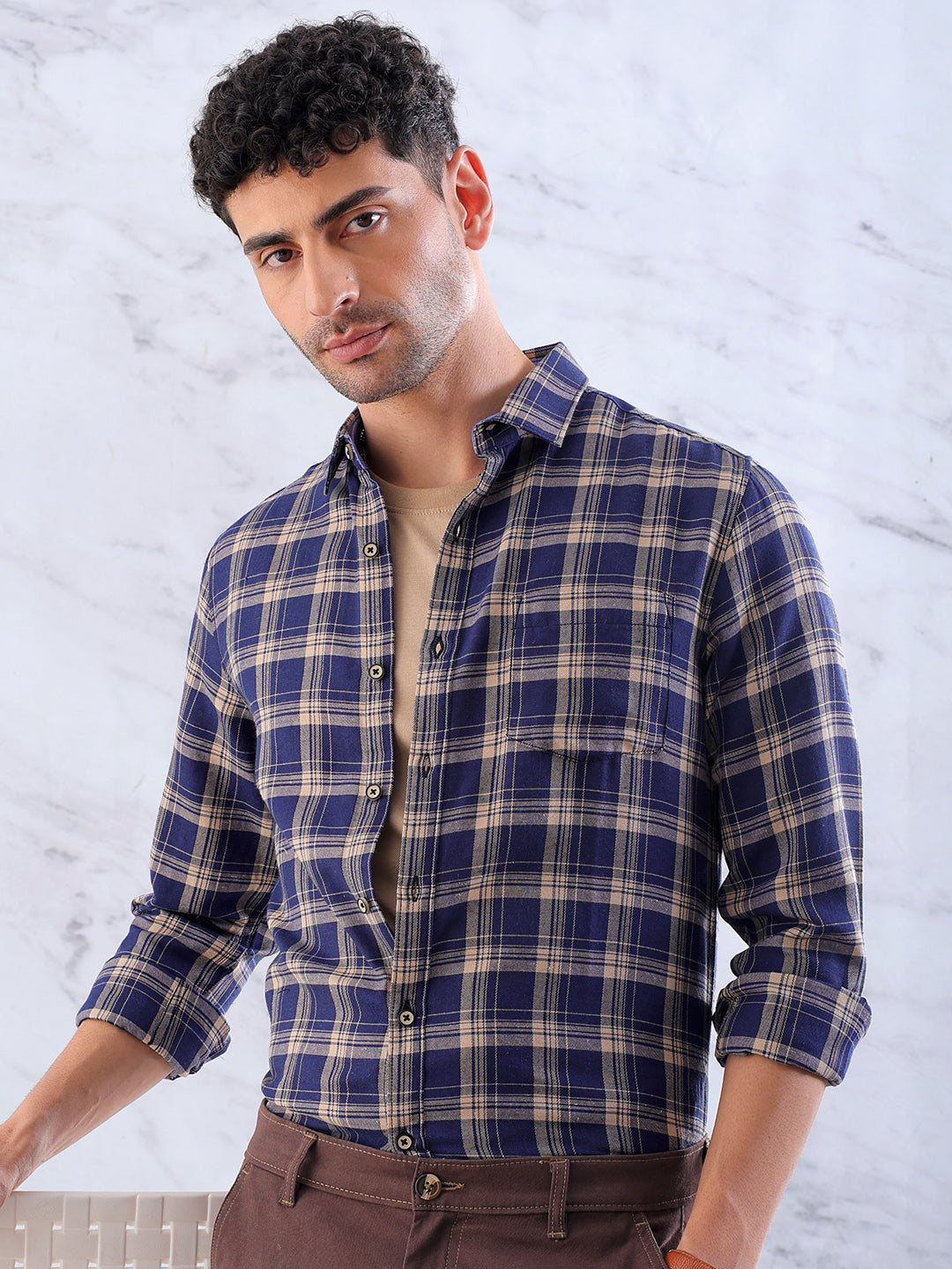 Men's Checked Shirt