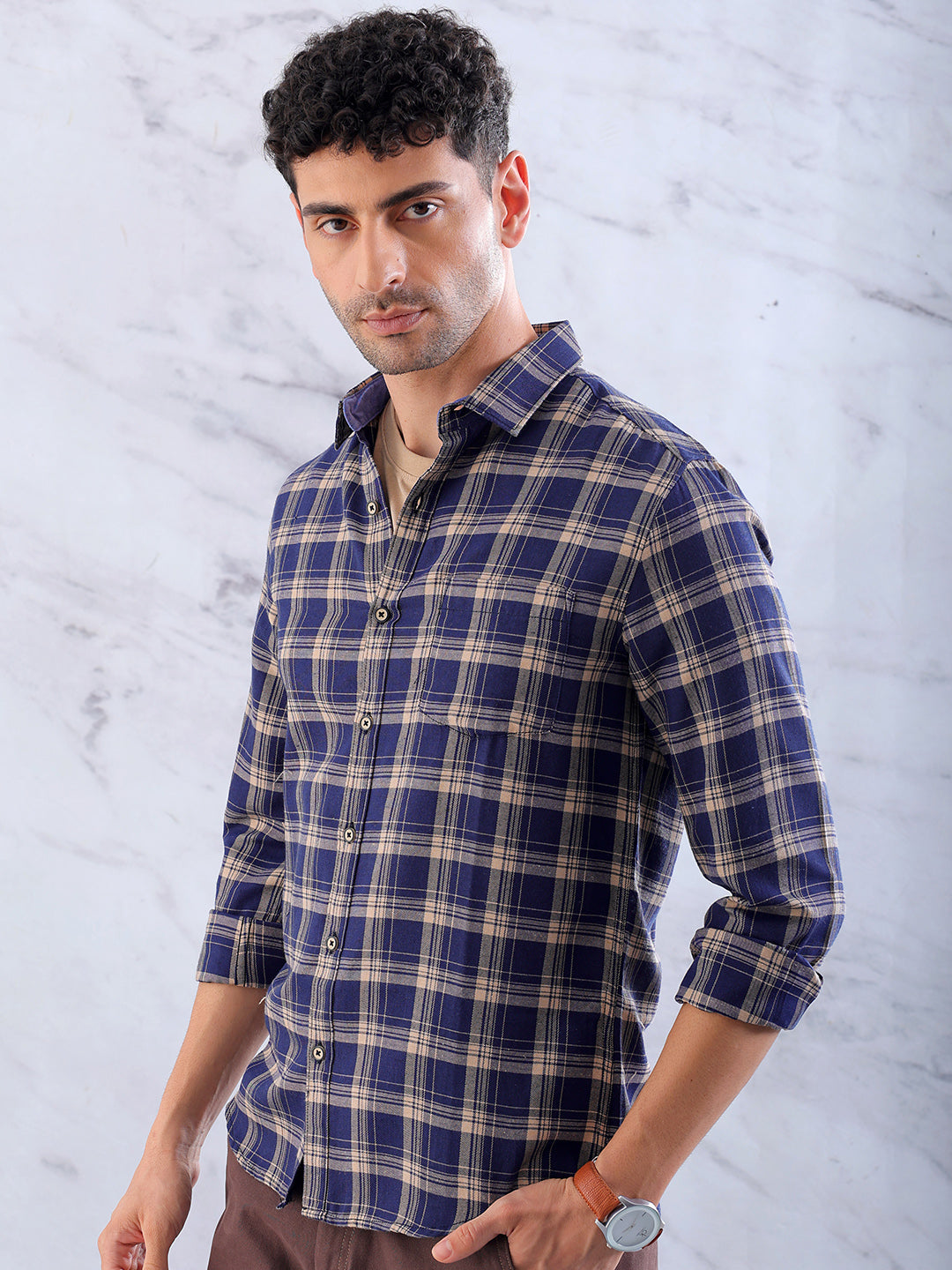 Men's Checked Shirt