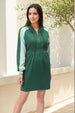 Women's Straight Regular Hooded Sweat Dress