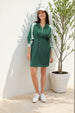 Women's Straight Regular Hooded Sweat Dress