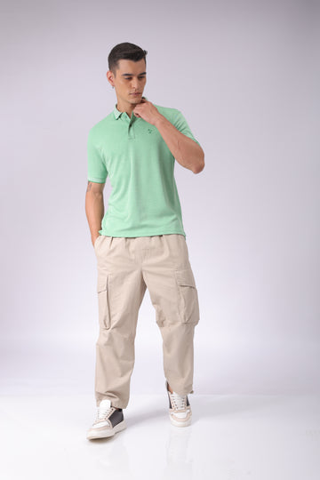 Men's Regular Fit PlaceMen'st Embroidery Polo Tshirt