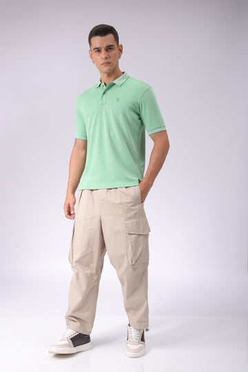Men's Regular Fit PlaceMen'st Embroidery Polo Tshirt