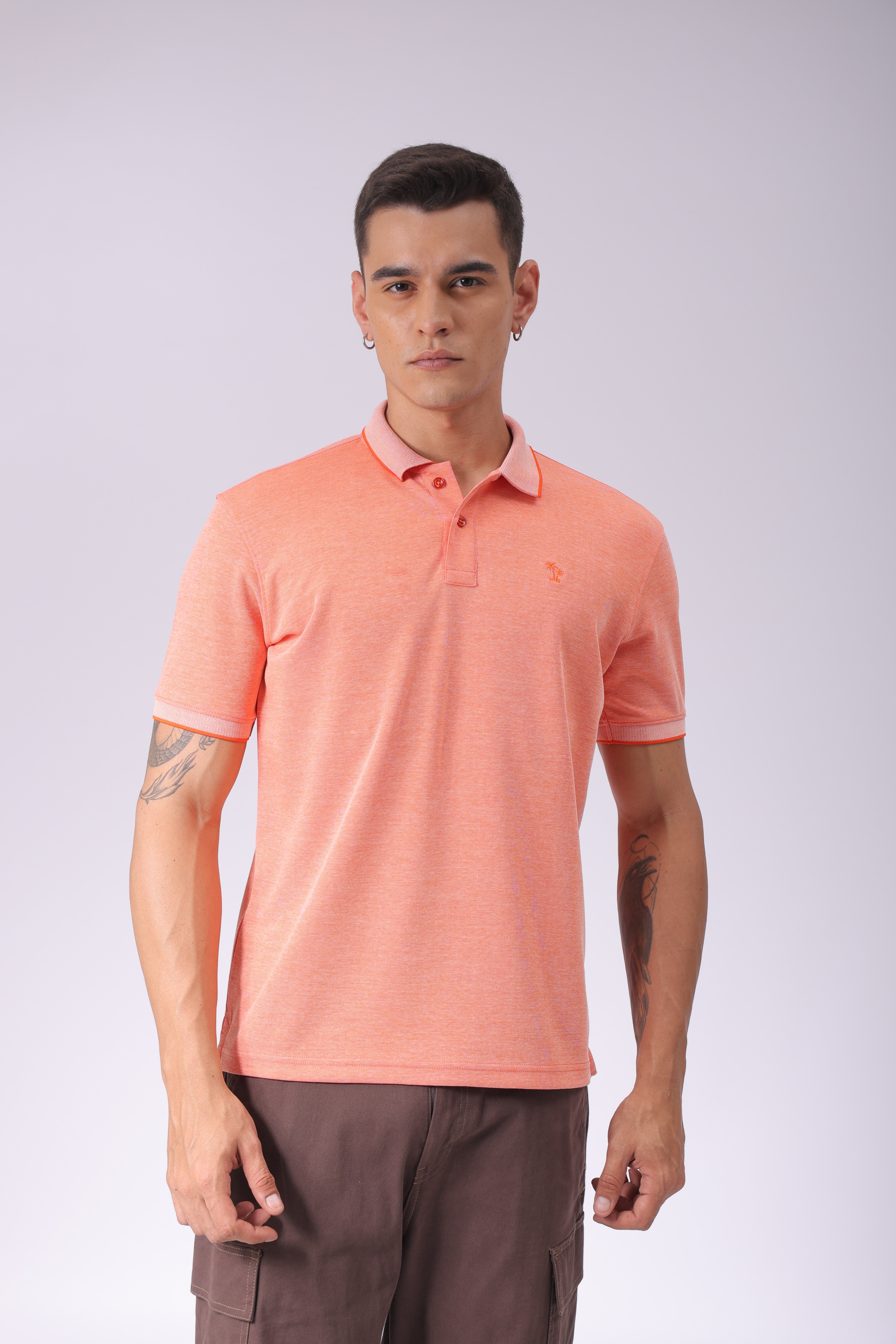 Men's Regular Fit PlaceMen'st Embroidery Polo Tshirt