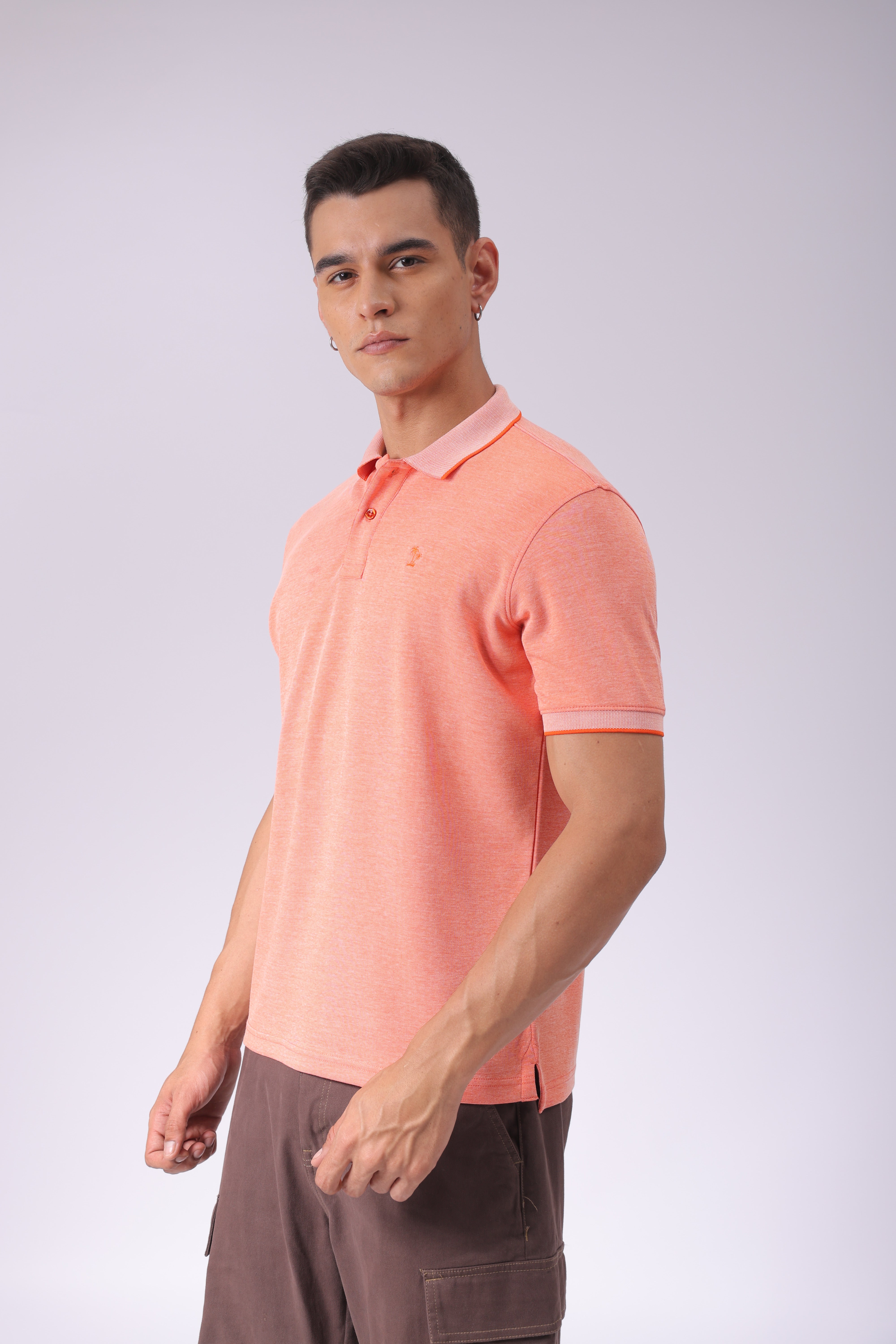 Men's Regular Fit PlaceMen'st Embroidery Polo Tshirt