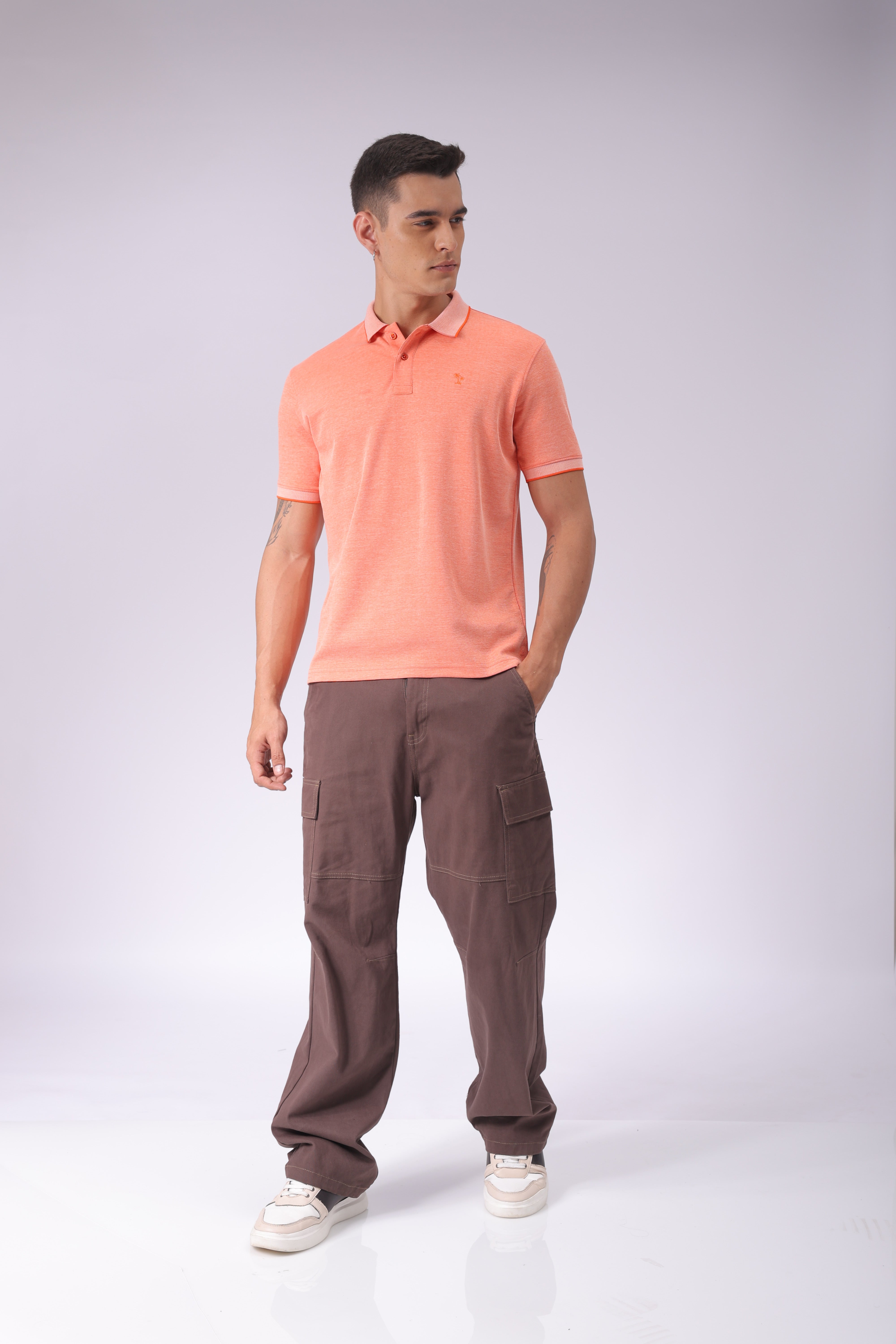Men's Regular Fit PlaceMen'st Embroidery Polo Tshirt