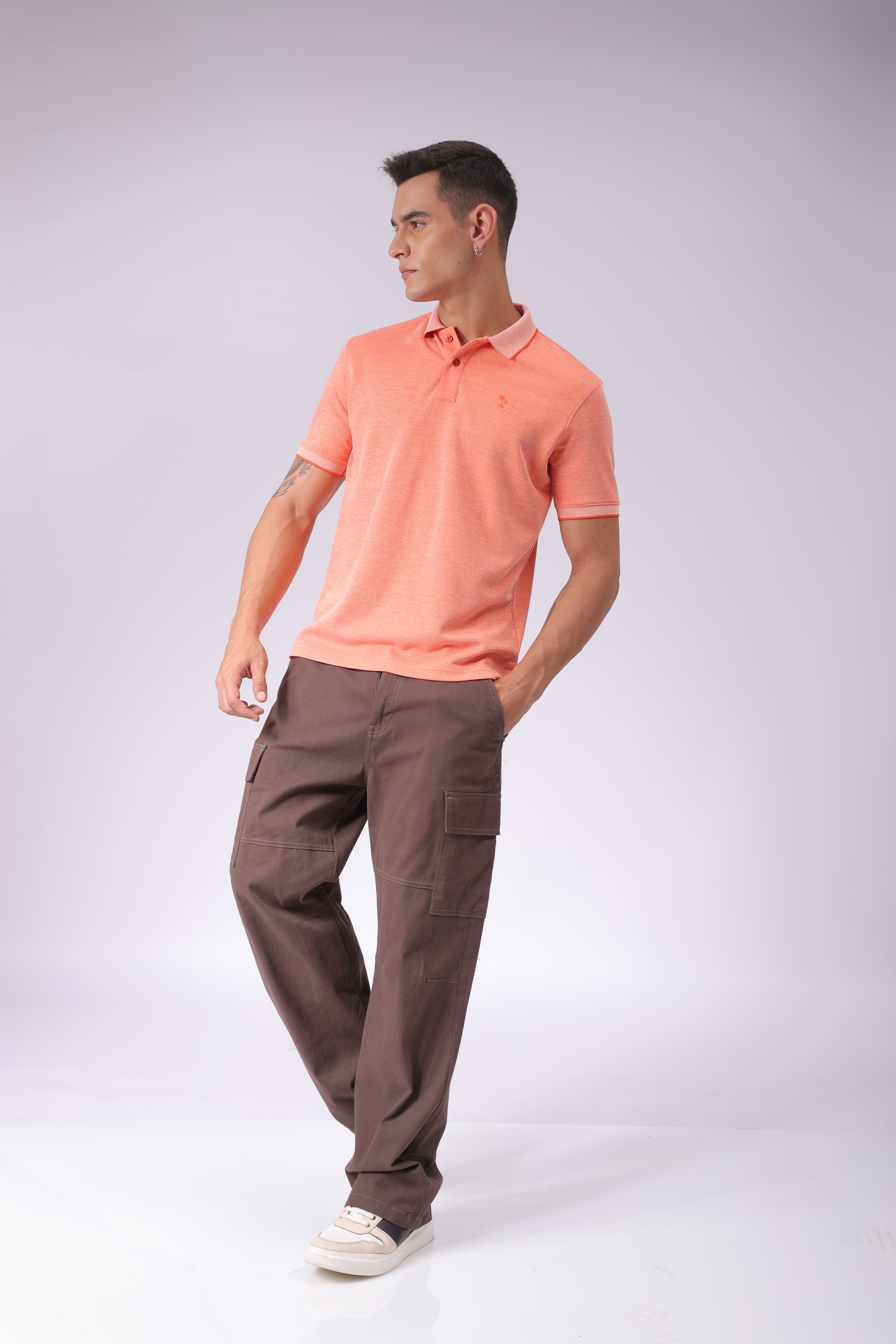 Men's Regular Fit PlaceMen'st Embroidery Polo Tshirt