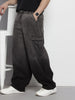 Men's Black Regular Fit Utility Jeans