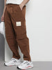 Men's Pink Loose Fit Utility Cargo