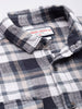 Men's Blue Slim Fit Checked Casual Shirt