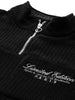 Men's Black Relaxed Fit Textured Street Sweatshirt