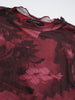 Women Regular Fit Maroon Full Sleeves Dress