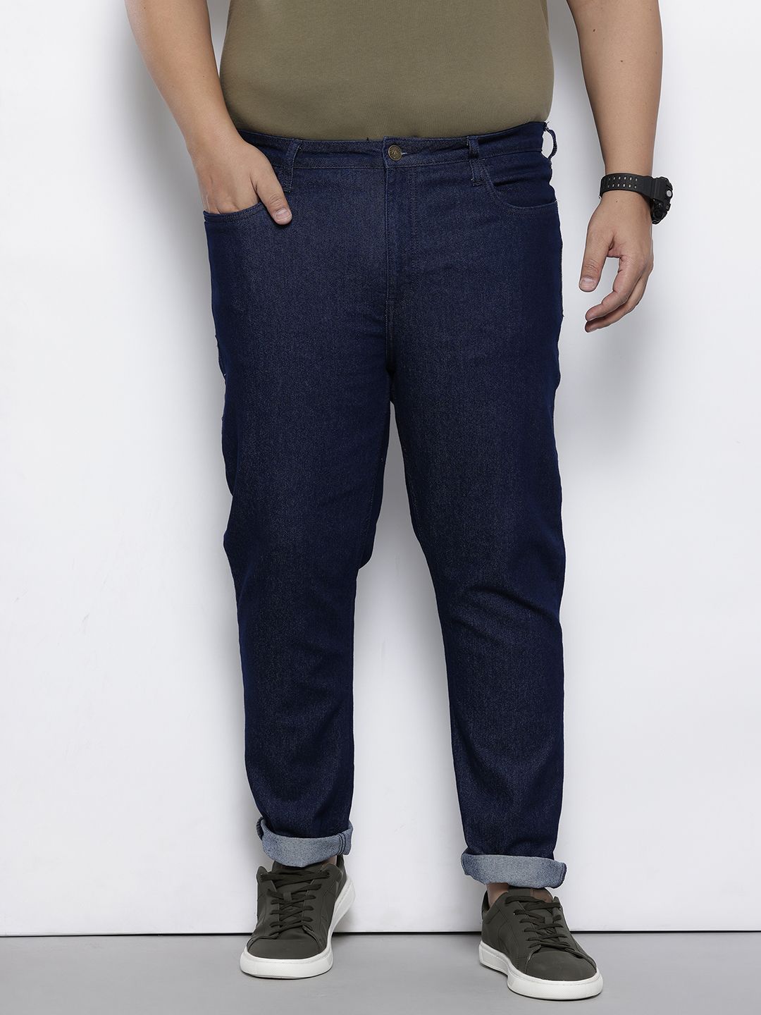 Men's Blue Slim Fit Casual Jeans