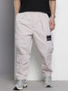 Men's Grey Loose Fit Utility Cargo