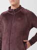 Men's Brown Regular Fit Textured Casual Sweatshirt
