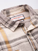 Men's Grey Regular Fit Checked Casual Shirt